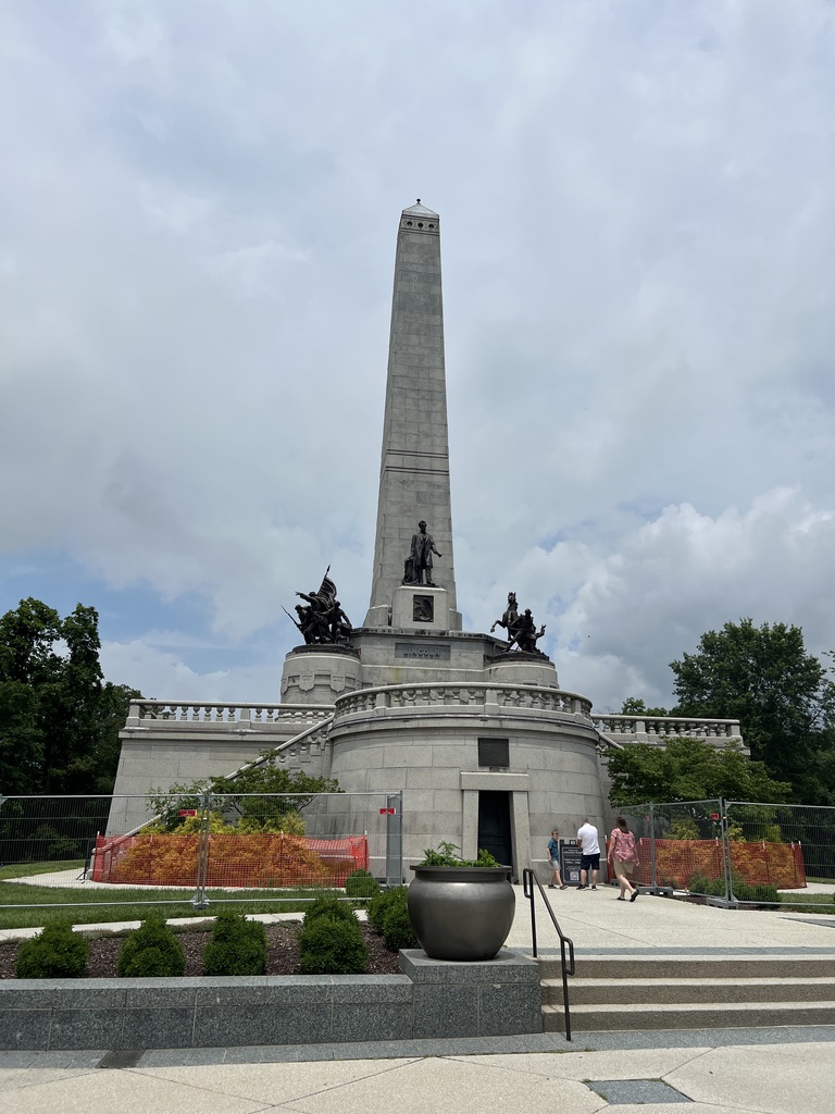 Tomb of Abraham Lincoln in Springfield, Illinois